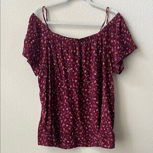 Old Navy Floral Off-Shoulder Top